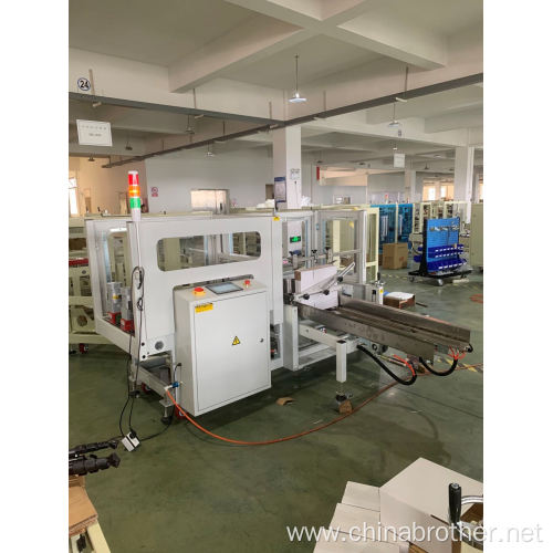 auto carton case erector open box machine